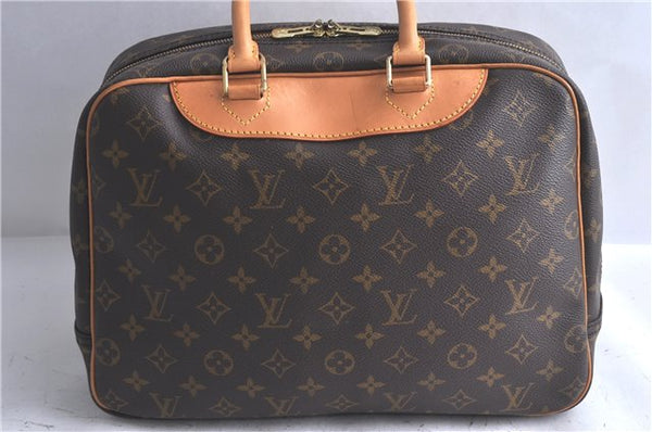 Authentic LOUIS VUITTON Monogram Deauville Hand Bag M47270 LV 4326C