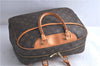 Authentic LOUIS VUITTON Monogram Deauville Hand Bag M47270 LV 4326C