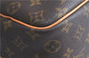 Authentic LOUIS VUITTON Monogram Deauville Hand Bag M47270 LV 4326C