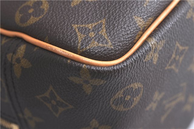 Authentic LOUIS VUITTON Monogram Deauville Hand Bag M47270 LV 4326C