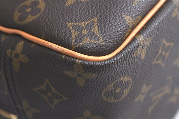 Authentic LOUIS VUITTON Monogram Deauville Hand Bag M47270 LV 4326C
