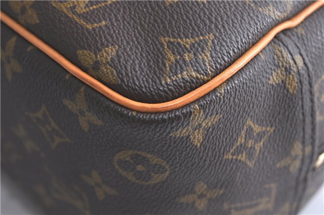 Authentic LOUIS VUITTON Monogram Deauville Hand Bag M47270 LV 4326C
