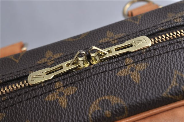 Authentic LOUIS VUITTON Monogram Deauville Hand Bag M47270 LV 4326C