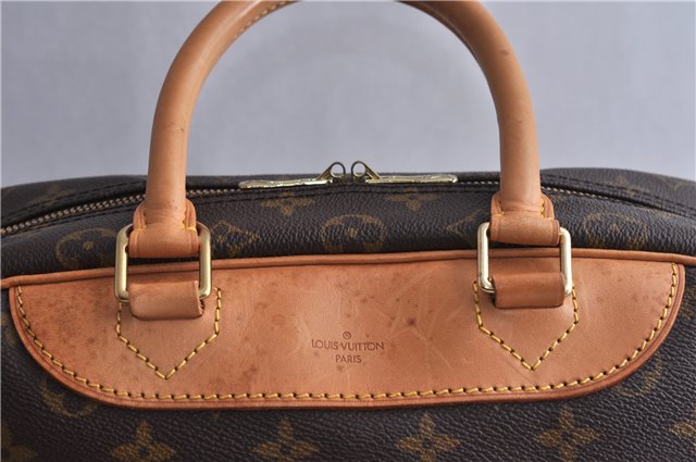 Authentic LOUIS VUITTON Monogram Deauville Hand Bag M47270 LV 4326C