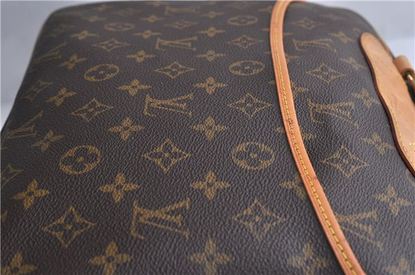 Authentic LOUIS VUITTON Monogram Deauville Hand Bag M47270 LV 4326C