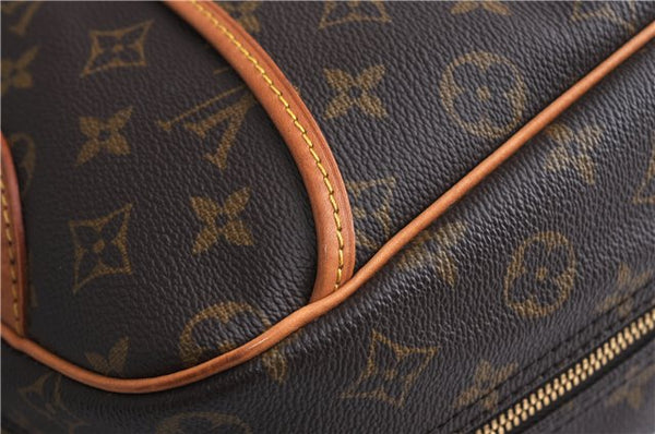 Authentic LOUIS VUITTON Monogram Deauville Hand Bag M47270 LV 4326C