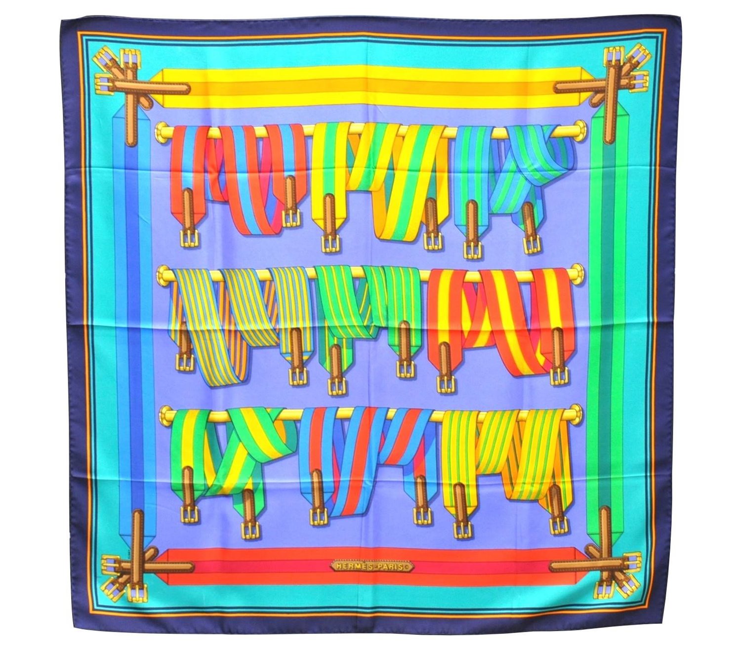 Authentic HERMES Carre 90 Scarf 