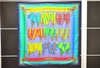 Authentic HERMES Carre 90 Scarf "Les Sangles" Silk Blue Box 4326D