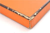 Authentic HERMES Carre 90 Scarf "Les Sangles" Silk Blue Box 4326D
