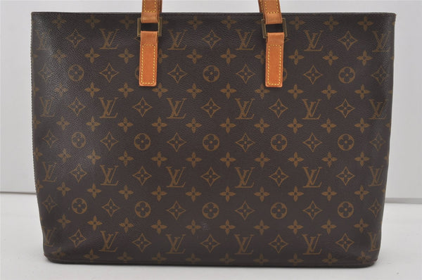 Authentic Louis Vuitton Monogram Luco Shoulder Tote Bag M51155 LV Junk 4326I