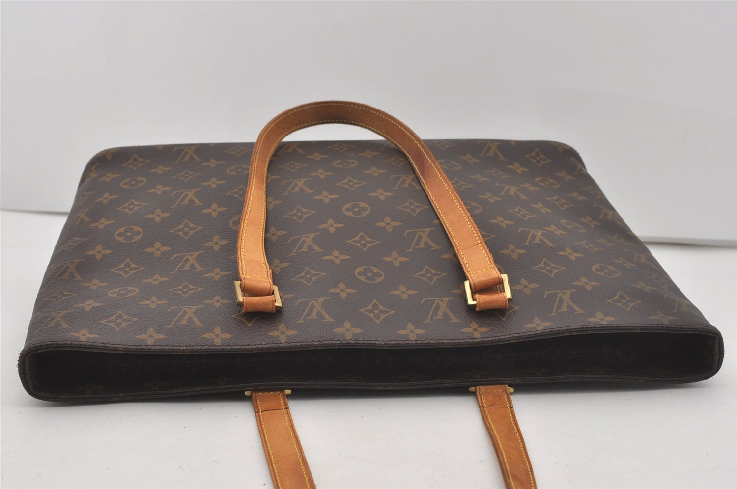 Authentic Louis Vuitton Monogram Luco Shoulder Tote Bag M51155 LV Junk 4326I