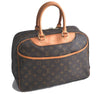 Authentic LOUIS VUITTON Monogram Deauville Hand Bag M47270 LV 4326C