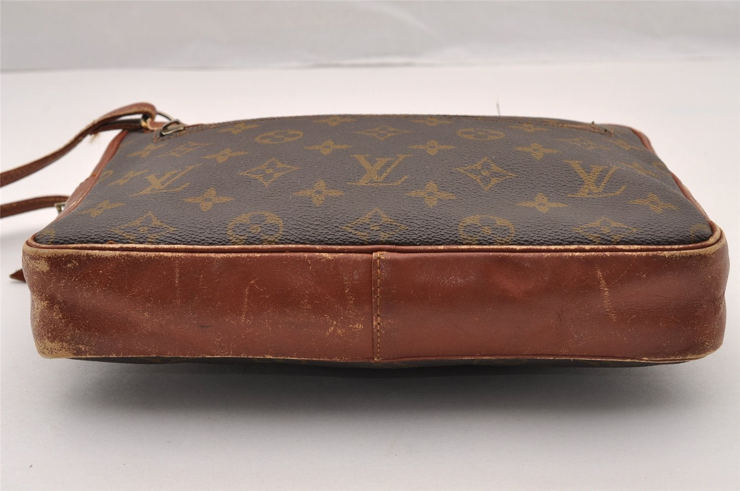 Authentic Louis Vuitton Monogram Pochette Sport Clutch Bag Old Model Junk 4327I