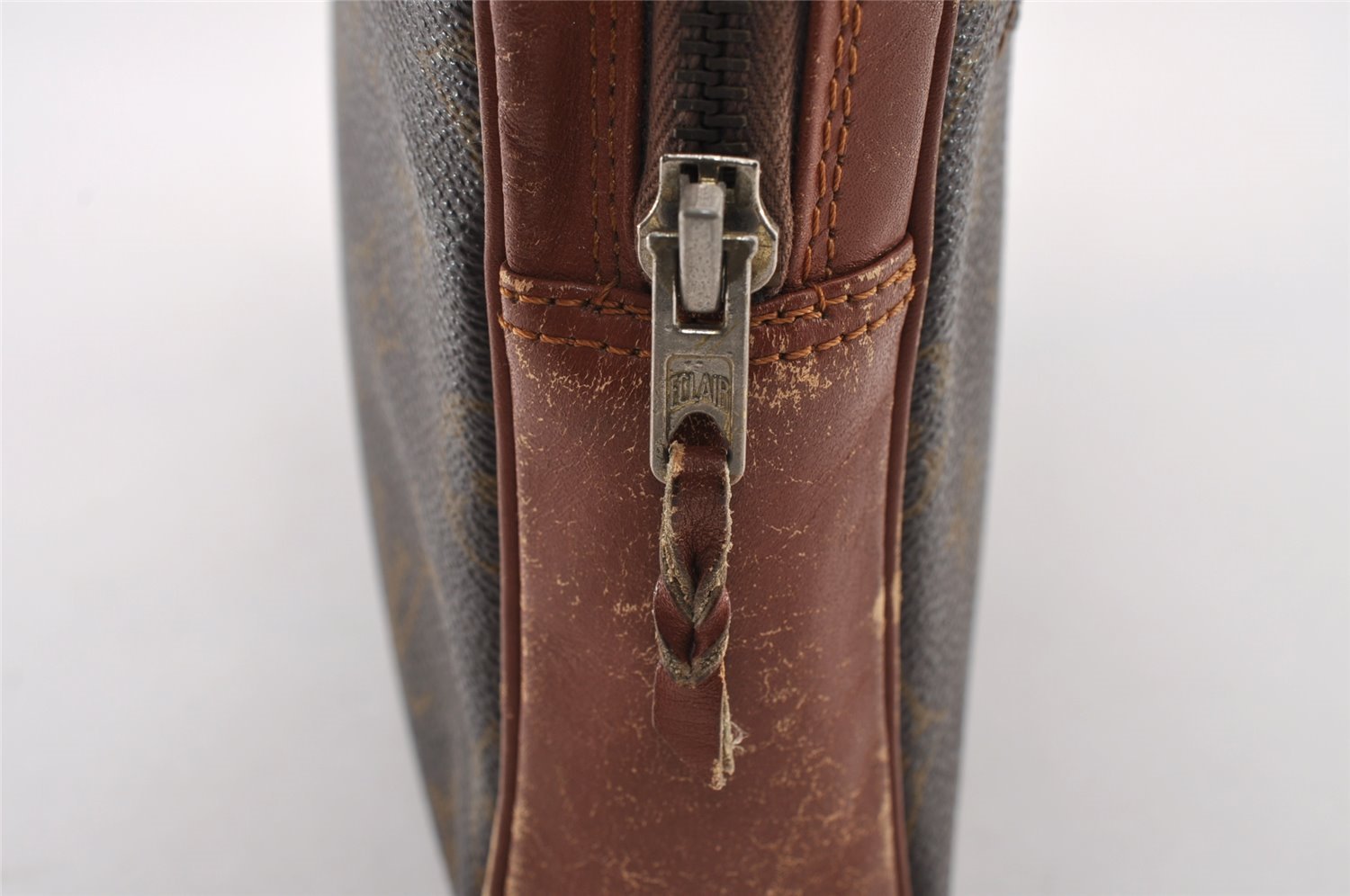 Authentic Louis Vuitton Monogram Pochette Sport Clutch Bag Old Model Junk 4327I