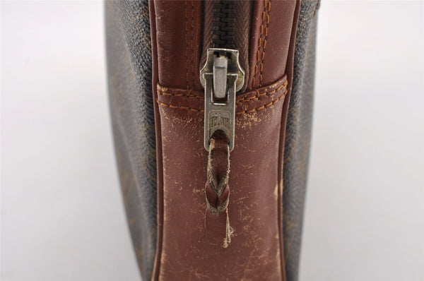 Authentic Louis Vuitton Monogram Pochette Sport Clutch Bag Old Model Junk 4327I