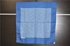 Auth HERMES Petit Carre 40 Scarf Handkerchief Silk Fittings Motif Blue 4328C