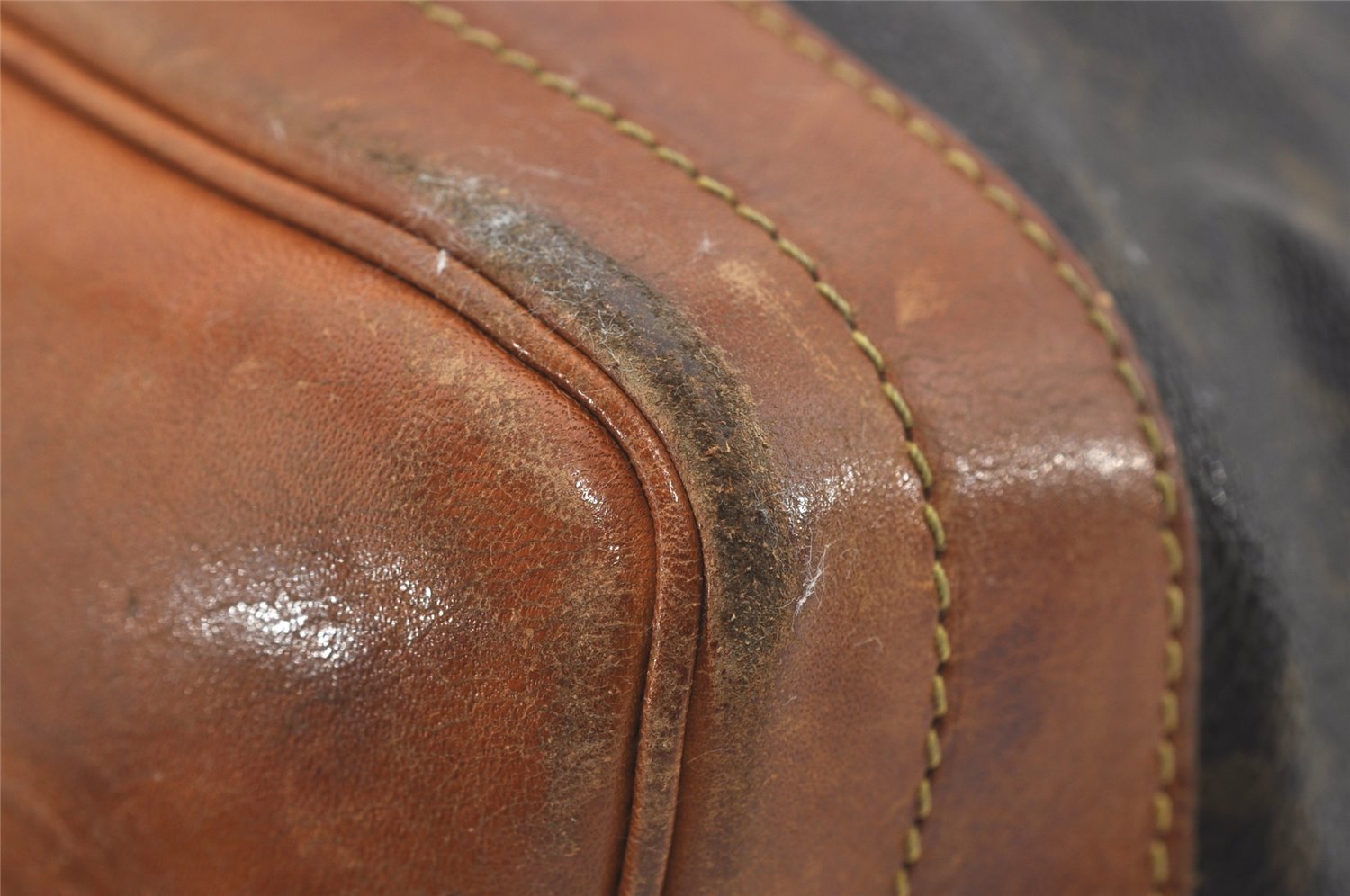 Authentic Louis Vuitton Monogram Noe Shoulder Drawstring Bag M42224 LV 4328I