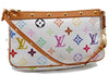 LOUIS VUITTON Monogram Multicolor Pochette Accessoires Pouch M92649 White 4329C