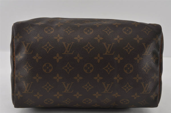 Authentic Louis Vuitton Monogram Speedy 30 Hand Boston Bag M41526 LV 4330I