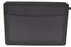 Authentic Louis Vuitton Epi Pochette Homme Clutch Hand Bag Black M52522 LV 4331I