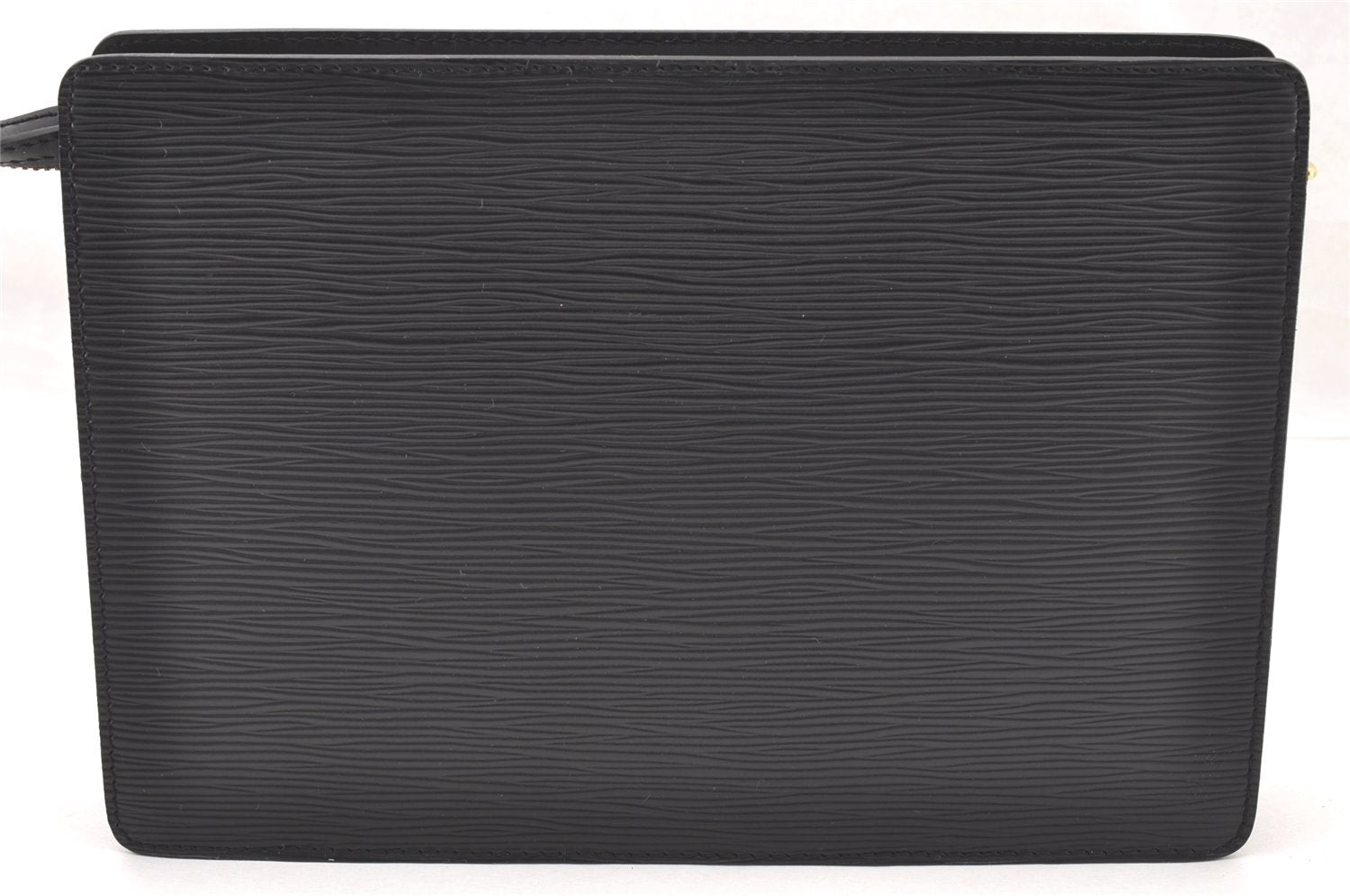 Authentic Louis Vuitton Epi Pochette Homme Clutch Hand Bag Black M52522 LV 4331I