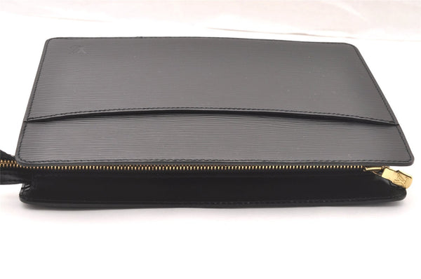 Authentic Louis Vuitton Epi Pochette Homme Clutch Hand Bag Black M52522 LV 4331I