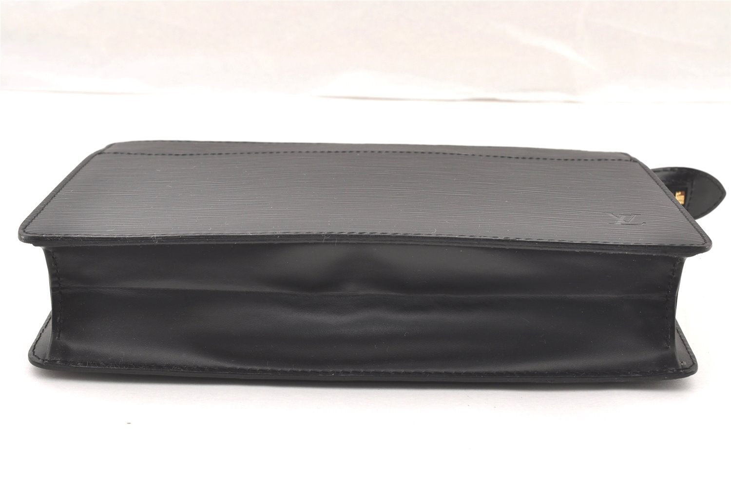 Authentic Louis Vuitton Epi Pochette Homme Clutch Hand Bag Black M52522 LV 4331I