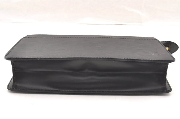 Authentic Louis Vuitton Epi Pochette Homme Clutch Hand Bag Black M52522 LV 4331I