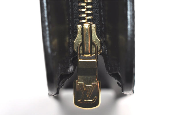 Authentic Louis Vuitton Epi Pochette Homme Clutch Hand Bag Black M52522 LV 4331I