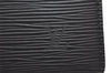 Authentic Louis Vuitton Epi Pochette Homme Clutch Hand Bag Black M52522 LV 4331I