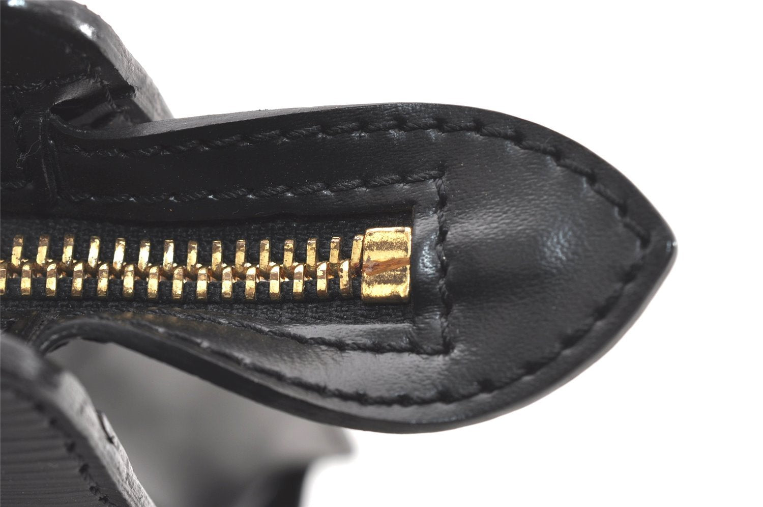 Authentic Louis Vuitton Epi Pochette Homme Clutch Hand Bag Black M52522 LV 4331I