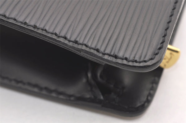 Authentic Louis Vuitton Epi Pochette Homme Clutch Hand Bag Black M52522 LV 4331I