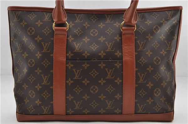 Auth Louis Vuitton Monogram Sac Weekend PM Vintage Tote Hand Bag M42425 LV 4332E