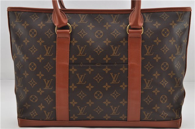 Auth Louis Vuitton Monogram Sac Weekend PM Vintage Tote Hand Bag M42425 LV 4332E