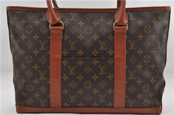 Auth Louis Vuitton Monogram Sac Weekend PM Vintage Tote Hand Bag M42425 LV 4332E