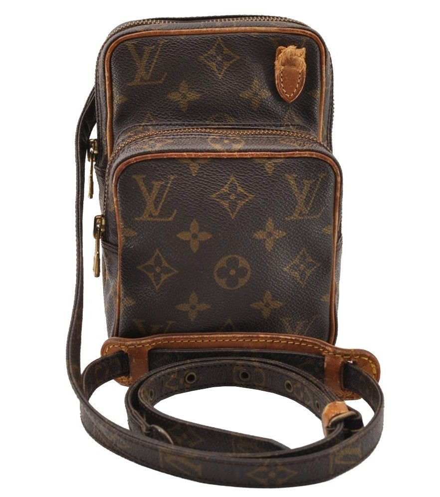 Auth Louis Vuitton Monogram Mini Amazone Shoulder Cross Bag M45238 LV Junk 4333I