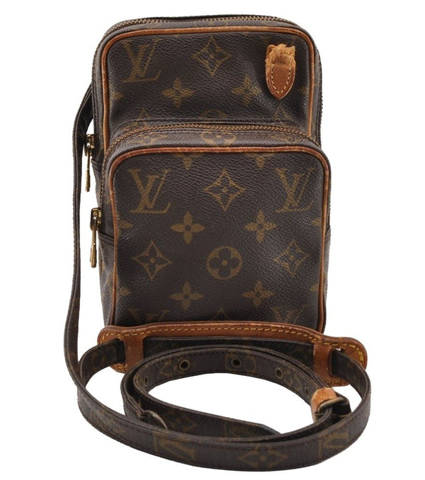 Auth Louis Vuitton Monogram Mini Amazone Shoulder Cross Bag M45238 LV Junk 4333I
