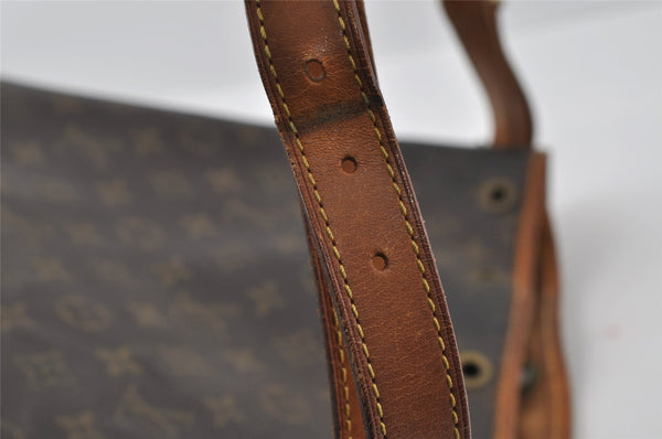 Authentic Louis Vuitton Monogram Noe Shoulder Drawstring Bag M42224 LV 4334I