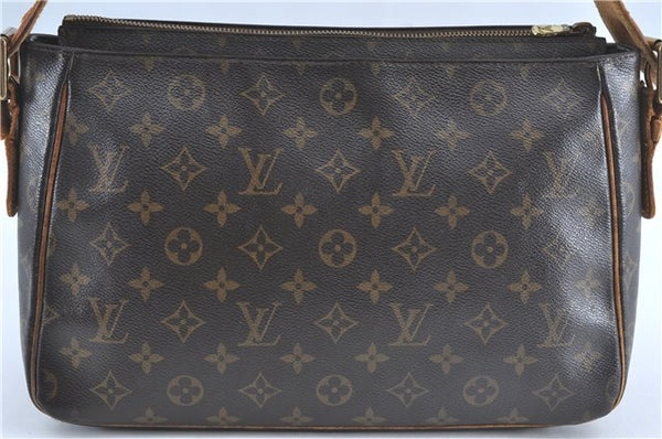 Authentic Louis Vuitton Monogram Viva Cite GM Shoulder Bag M51163 LV 4336C