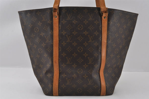 Authentic Louis Vuitton Monogram Sac Shopping PM Tote Bag M51108 LV Junk 4336I