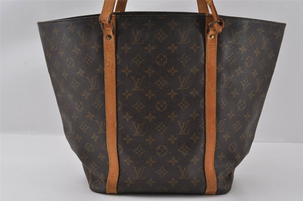Authentic Louis Vuitton Monogram Sac Shopping PM Tote Bag M51108 LV Junk 4336I