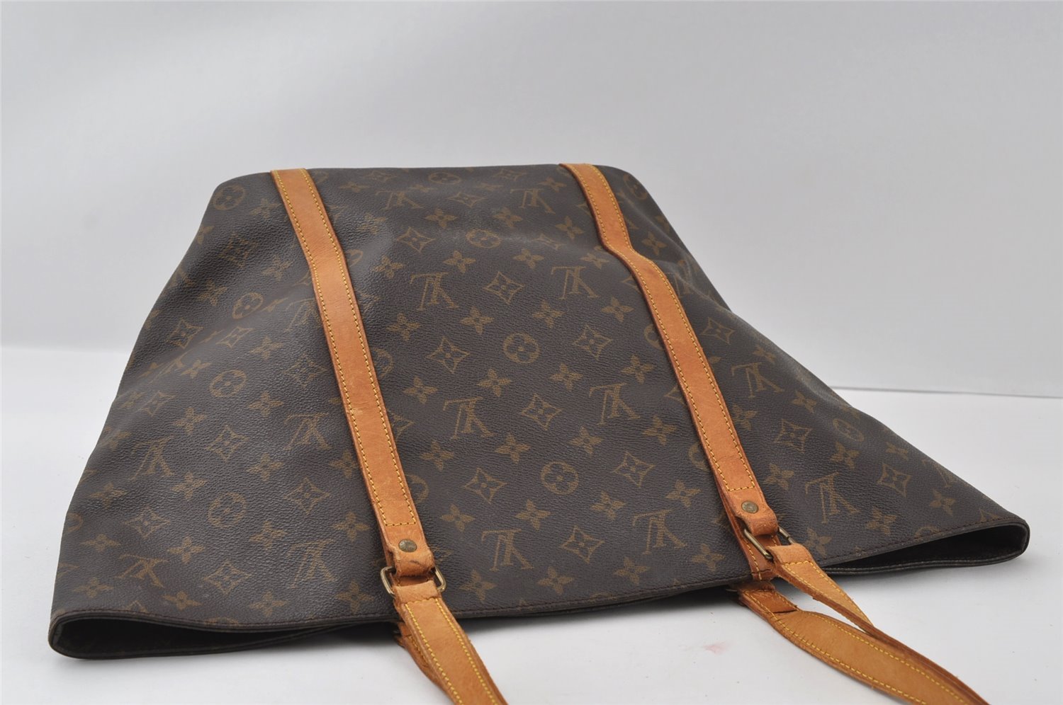 Authentic Louis Vuitton Monogram Sac Shopping PM Tote Bag M51108 LV Junk 4336I