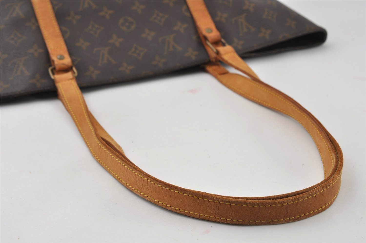 Authentic Louis Vuitton Monogram Sac Shopping PM Tote Bag M51108 LV Junk 4336I