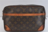 Auth LOUIS VUITTON Monogram Compiegne 28 Clutch Hand Bag M51845 LV Junk 4337C