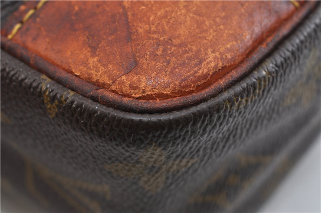 Auth LOUIS VUITTON Monogram Compiegne 28 Clutch Hand Bag M51845 LV Junk 4337C