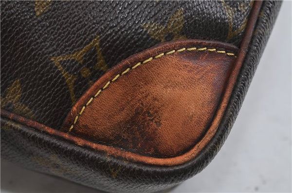 Auth LOUIS VUITTON Monogram Compiegne 28 Clutch Hand Bag M51845 LV Junk 4337C