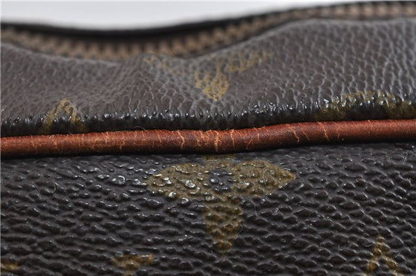 Auth LOUIS VUITTON Monogram Compiegne 28 Clutch Hand Bag M51845 LV Junk 4337C