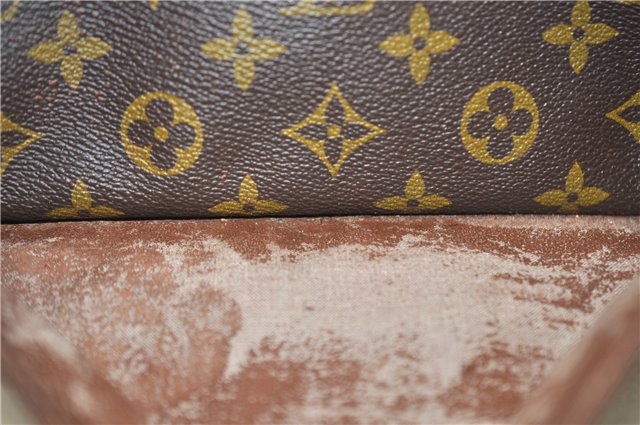 Auth LOUIS VUITTON Monogram Compiegne 28 Clutch Hand Bag M51845 LV Junk 4337C