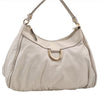Authentic GUCCI Abbey Vintage Shoulder Hand Bag Leather 189833 White 4337E