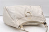 Authentic GUCCI Abbey Vintage Shoulder Hand Bag Leather 189833 White 4337E